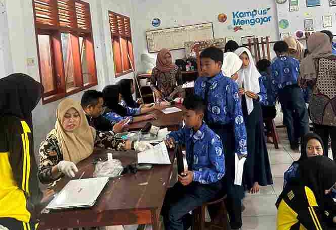 Posyandu ILP di laksanakan di SMP PGRI 1 bantur, di desa Srigonco, oleh Kepala Puskesmas Bantur Ns. Suebagijono, Skep, MMkes. Kamis, (28/8/2025)