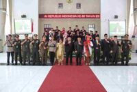 Wali Kota Pematangsiantar Wesly Silalahi SH MKn menghadiri Rapat Paripurna DPRD Kota Pematangsiantar Mendengar Pidato Kenegaraan Presiden dalam rangka Hari Ulang Tahun (HUT) ke-80 Kemerdekaan Republik Indonesia (RI) Tahun 2025, berlangsung di Gedung Harungguan DPRD Kota Pematangsiantar, Jumat (15/08/2025)