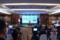 konferensi pers di Kantor Kemendag, Jakarta. Senin, (4/8)