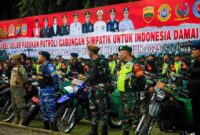Menyongsong Hari Ulang Tahun Tentara Nasional Indonesia (HUT TNI) ke - 80 tahun 2025, Kodam I Bukit Barisan menggelar Apel Gelar Pasukan Patroli Gabungan Simpatik Untuk Indonesia Damai di lapangan Benteng Medan, Rabu (10/9/25).