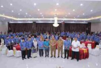 Musyawarah Pimpinan KORPRI Kabupaten Asahan Tahun 2025 digelar di Hotel Sabty, Jalan Diponegoro, Kisaran, Senin (15/9/2025). 