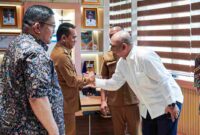 Zakiyuddin saat menerima audiensi panitia ASMIUA 2025 di ruang kerjanya, Senin (8/9/2025).