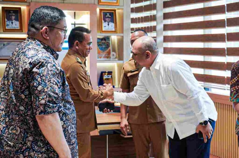 Zakiyuddin saat menerima audiensi panitia ASMIUA 2025 di ruang kerjanya, Senin (8/9/2025).