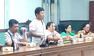 FKG ASN Pemko Pematangsiantar saat menyampaikan aspirasi dihadapan DPRD Pematangsiantar dan Sekda Pematangsiantar. Jumat, (19/9)
