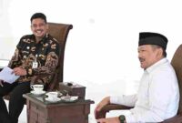 Gubernur Sumut Bobby Nasution menerima kunjungan Kepala Baznas RI Noor Achmad di Kantor Gubernur Sumut, Jalan Diponegoro Nomor 30, Medan, Jumat (12/09/2025).