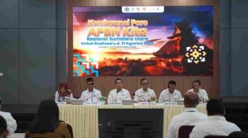 Konferensi Pers Kemenkeu Provinsi Sumatera Utara menyampaikan perkembangan pelaksanaan Anggaran Pendapatan dan Belanja Negara (APBN) hingga 31 Agustus 2025.