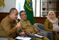 Kepala Dinas Perkim Sumut, Hasmirizal Lubis, dalam temu pers yang difasilitasi Dinas Komunikasi dan Informatika (Kominfo) Sumut di Kantor Gubernur, Jalan Diponegoro Nomor 30, Medan, Senin (22/9/2025).