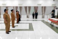 Para Pejabat yang dilantik. Jumat (26/9/2025)
