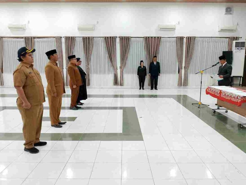 Para Pejabat yang dilantik. Jumat (26/9/2025)
