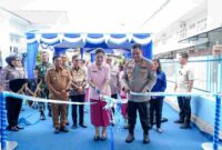 Kapolda Sumatera Utara Irjen Pol. Whisnu Hermawan Februanto, S.I.K., M.H., meresmikan Gedung Satuan Pelayanan Pemenuhan Gizi (SPPG) Polres Sibolga, Selasa (16/9/2025).