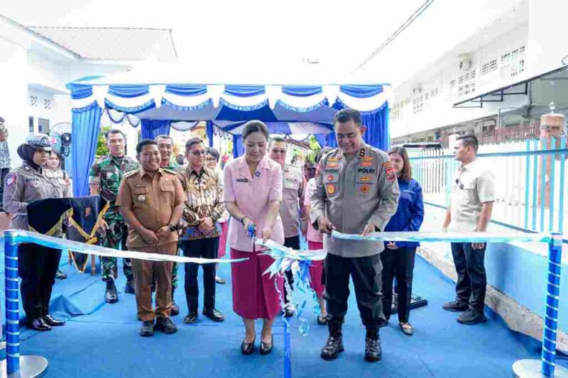Kapolda Sumatera Utara Irjen Pol. Whisnu Hermawan Februanto, S.I.K., M.H., meresmikan Gedung Satuan Pelayanan Pemenuhan Gizi (SPPG) Polres Sibolga, Selasa (16/9/2025).