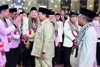 Presiden Prabowo Subianto menghadiri acara Peresmian Penutupan Musyawarah Nasional (Munas) VI Partai Keadilan Sejahtera (PKS) Tahun 2025 di Golden Ballroom, The Sultan Hotel, Jakarta, pada Senin, 29 September 2025. Foto: BPMI Setpres/Cahyo