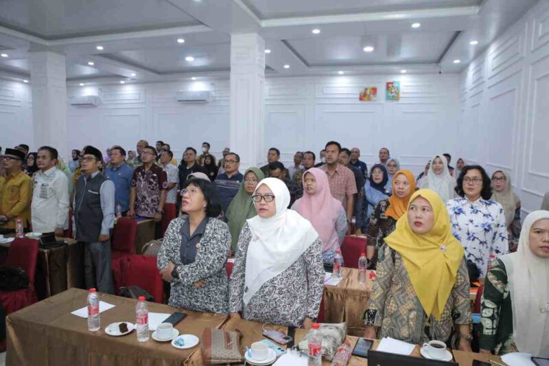 Tim Percepatan Penurunan Stunting (TPPS) Kabupaten Asahan menggelar Rapat Koordinasi. Jumat, (12/9)