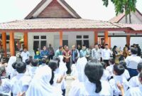Sekretaris Daerah Provinsi Sumut, Togap Simangunsong, saat mendampingi kunjungan kerja Komisi VIII DPR RI ke Sekolah Rakyat Menengah Pertama (SRMP) I Deliserdang, Kamis (25/9/2025).
