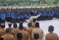 Bupati Aceh Timur, Iskandar Usman Al-Farlaky, S.H.I., M.Si., secara resmi melantik 802 Pegawai Pemerintah dengan Perjanjian Kerja (PPPK) formasi tahun 2024. Acara pelantikan di helat di lapangan upacara Pusat Pemerintahan Kabupaten Aceh Timur, Senin (29/9/2025).