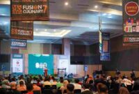 Wali Kota Medan, Rico Tri Putra Bayu Waas, saat membuka Medan Fusion Culinary 7 Tahun 2025 di Santika Premier Dyandra, Minggu (14/9/2025).