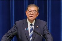 Perdana Menteri Jepang Shigeru Ishiba mengumumkan pengunduran dirinya pada Minggu (24/8/2025)