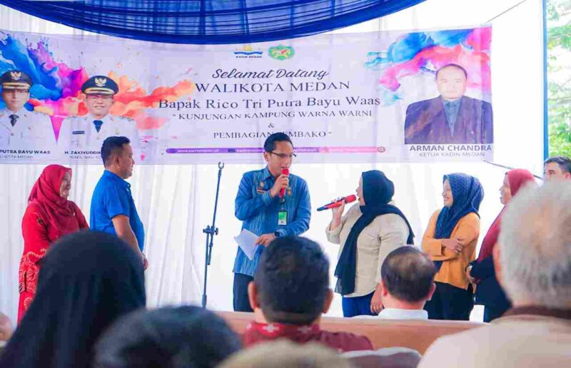 Wali Kota Medan, Rico Tri Putra Bayu Waas, saat berkunjung pada Jumat (26/9/2025)
