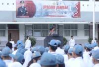 Kapolda Sumatera Utara jadi Inspektur upacara bendera di SMA Negeri 1 Medan pada Senin (22/9/2025) dan menyampaikan amanat penuh makna bagi para siswa-siswi. 