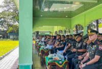  Pelantikan Pendidikan Pertama Bintara (Dikmaba) TNI AD 595 prajurit, di Lapangan Jenderal Sudirman Rindam I/Bukit Barisan (BB) Pematangsiantar. Pelantikan dipimpin Pangdam I/BB Mayjen TNI Rio Ferdianto, Sabtu (06/09/2025)