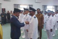 Sebanyak 38 Keuchik resmi dilantik oleh Bupati Aceh Timur, Iskandar Usman Al-Farlaky, S.H.I., M.Si., untuk periode 2025–2031 berlangsung di Aula Serbaguna Pemkab Aceh Timur, Senin (15/9/2025).