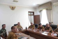Rapat virtual melalui Zoom Meeting digelar di ruang kerja Bupati Tapanuli Selatan (Tapsel), H. Gus Irawan Pasaribu, pada Selasa (16/9/2025).
