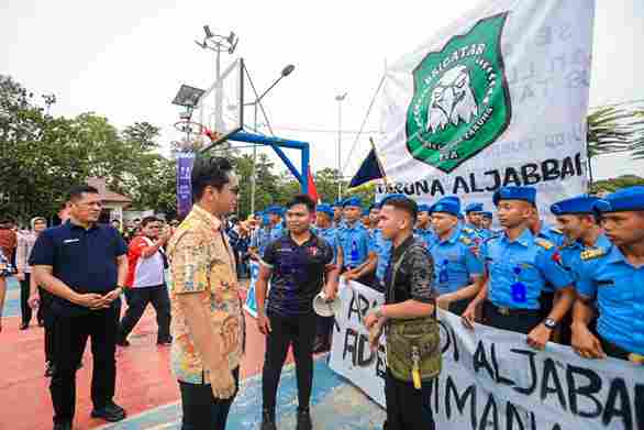 lomba Kreasi Formasi (Kreafor) Pemuda tahun 2025 memperebutkan Piala Wali Kota Medan yang digelar Pemko Medan melalui Dispora Kota Medan di taman Cadika, Sabtu (27/9/25).