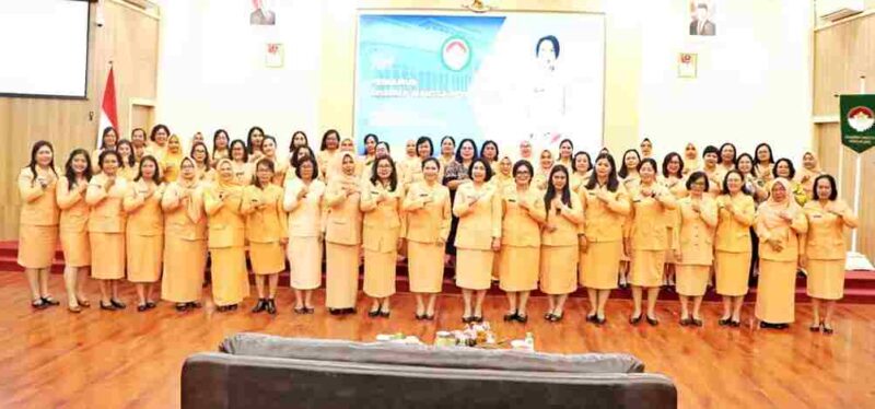  kunjungan kerja dari Pengurus DWP Sumatera Utara (Sumut). Kehadiran rombongan DWP Sumut disambut hangat di Balei Harungguan Djabanten Damanik, Pematang Raya, Sumatera Utara, pada Kamis (25/9/2025).