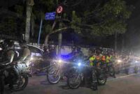 Patroli TNI-POLRI malam minggu, Sabtu (6/9)