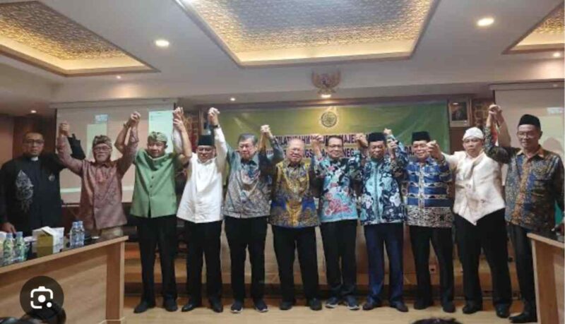 Sejumlah Tokoh Agama membuat pernyataan sikap. 