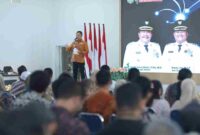 Penguatan Kapasitas PPID Pembantu dan Komunikasi Publik pada Media Sosial Pemerintah Kabupaten Asahan, bertempat di Aula Melati Kantor Bupati Asahan.