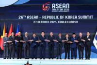 Presiden Republik Indonesia, Prabowo Subianto menghadiri Konferensi Tingkat Tinggi (KTT) ke-26 ASEAN-Republik Korea yang berlangsung pada Senin, 27 Oktober 2025 di Kuala Lumpur Convention Centre (KLCC), Malaysia.