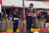Lapangan Kompi 2 Batalyon B Satuan Brimob Polda Sumut di Jalan Ahmad Yani, Kelurahan Asuhan, Kecamatan Siantar Timur, Kota Pematangsiantar, 