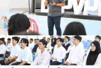 sosialisasi pencegahan penyebaran paham radikalisme dan terorisme di Aula Balai Besar Pelatihan Vokasi dan Produktivitas (BBPVP) Medan, Kamis (23/10).