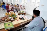 Dharma Wanita Persatuan (DWP) Provinsi Sumatera Utara (Sumut) kembali menggelar pengajian rutin bulanan di Kantor DWP Sumut, Jalan Cik Ditiro, Medan, Selasa (21/10/2025).