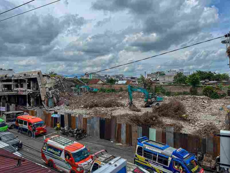 Kondisi Gedung Pasar Horas saat ini, Senin (13/10/2025)