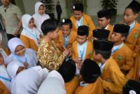 Menjelang peringatan Hari Santri Nasional 2025, suasana hangat dan penuh semangat terasa di Istana Wakil Presiden (Wapres), Jakarta Pusat, Selasa (21/10/2025).