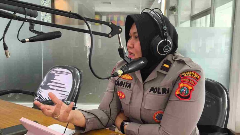 Kanit Binmas Polsek Medan Timur, Ipda Sagita Ifani Emri, S.Sos., hadir sebagai narasumber dengan topik “Kenakalan Remaja”.