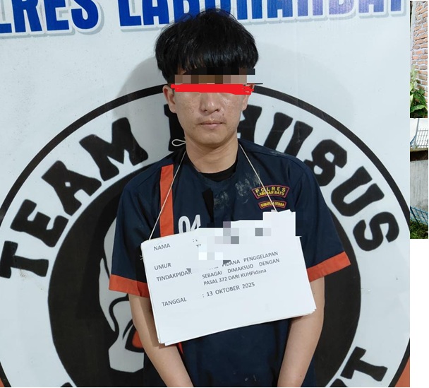 Pelaku berinisial DWS (25) alias Deden, warga Kabupaten Padang Lawas Utara, diamankan di Kota Sibolga pada Minggu (12/10/2025) malam.
