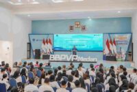 Project Based Learning (PBL) dan Tailor Made Training (TMT) yang digelar oleh Kementerian Ketenagakerjaan RI melalui BBPVP Medan, bekerja sama dengan Pemerintah Kota Medan, Jumat (17/10/2025) di Gedung Serba Guna BBPVP Medan.