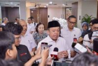 Menteri Agraria dan Tata Ruang/Kepala Badan Pertanahan Nasional (ATR/BPN), Nusron Wahid, di Kantor Kementerian PU, Jakarta, Rabu (29/10/2025).