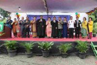 Sekretaris Daerah (Sekda) Junaedi Antonius Sitanggang, S.STP., M.Si., menghadiri Pesta Pembangunan HKBP Pasar Baru Resort Sintanauli, Minggu (12/10/2025).