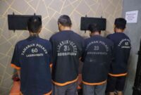 4 Orang ditetapkan tersangka oleh Polres labuhanbatu. 