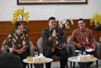 Konferensi Pers bersama Gubernur Sumatera Utara (Sumut) Muhammad Bobby Nasution dan Jajaran Direksi Bank Sumut terkait