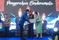 Wali Kota Medan Rico Tri Putra Bayu Waas menghadiri acara lepas sambut Komandan Denpom I/5 Medan di Madenpom I/Medan, Jalan Suprapto, Jumat (24/10/2025).