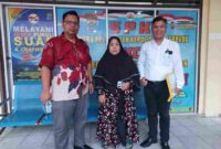 Korban didampingi Kuasa Hukum di Polres Pematangsiantar, Senin (14/10/2025)