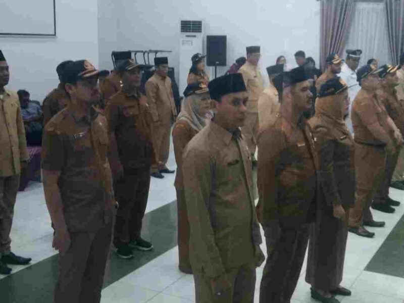 Beberapa pejabat yang dilantik. Jumat (03/10/2025)