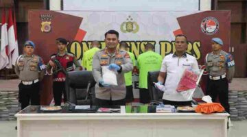 Konferensi Pers Polres Aceh Timur.