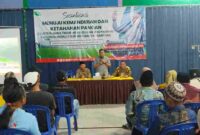Sosialisasi Strategi Jawa Timur Menjadi Lumbung Pangan Nasional Menuju Gerbang Baru Nusantara. Kegiatan ini berlangsung di Gedung Pertemuan Desa Wonokerto, Kecamatan Bantur, pada Jumat, 24 Oktober 2025.
