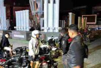 Timsus Dayok Mirah Polres  Pematangsiantar menggelar patroli hingga subuh yang dimulai pada di wilayah hukum Polres Pematangsiantar, Jumat malam (24/10).